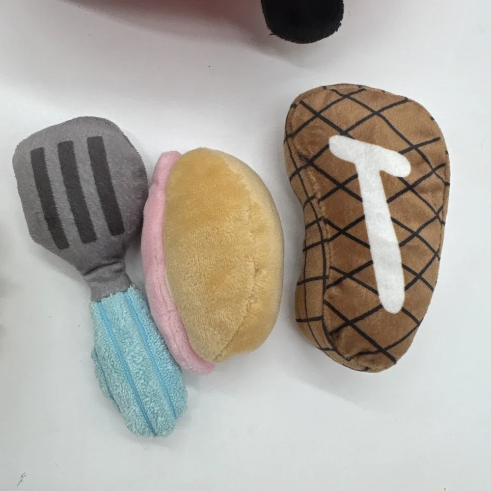 Mudpie Plush Grill Set‎ For Your Little Chef Helper Excellent Condition
